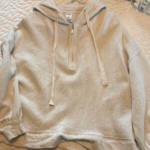 Victoria's Secret Light Gray Pullover Hoodie